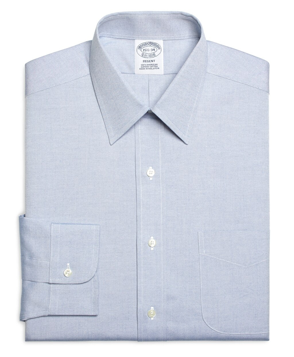 Brooks Brothers Men Regent Fitted Dress Shirt, Forward Point Collar