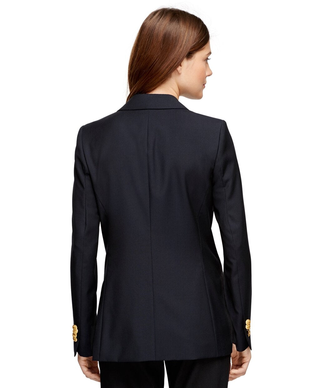 Brooks Brothers Women Petite Loro Piana® Classic Fit Two-Button Blazer