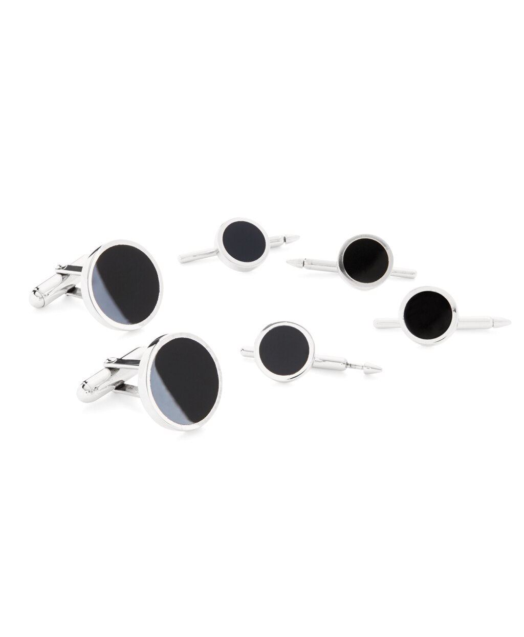 Brooks Brothers Men Onyx Stud Set