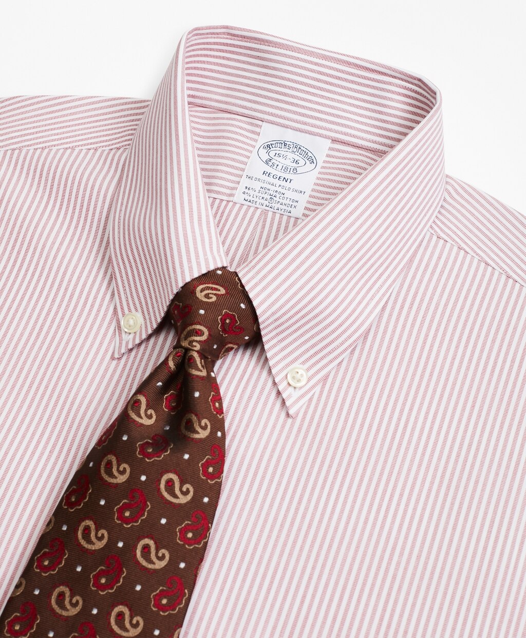 Brooks Brothers Men Pine and Dot Tie