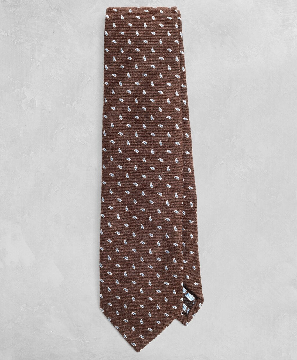 Brooks Brothers Men Golden Fleece® Pine Silk-Wool Twill Tie