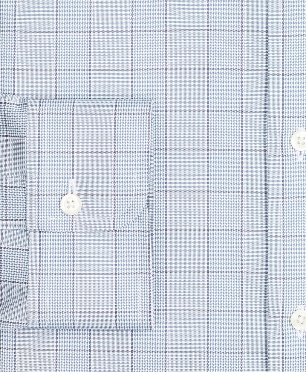 Brooks Brothers Men Stretch Madison Classic-Fit Dress Shirt, Non-Iron Pinpoint Button-Down Collar Glen Plaid
