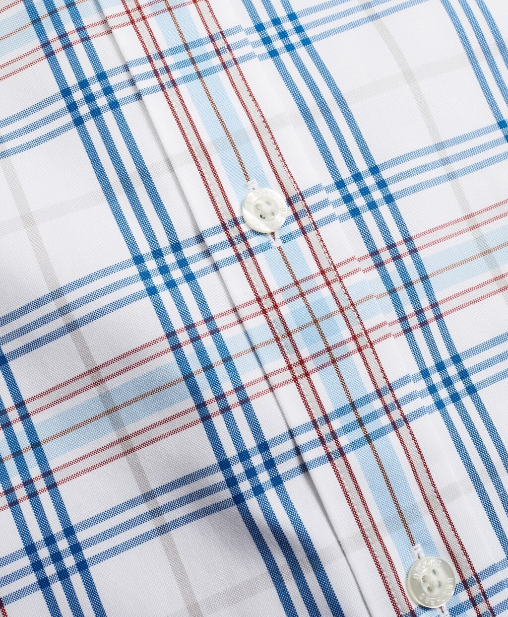 Brooks Brothers Men Stretch Milano Slim-Fit Sport Shirt, Non-Iron Multi-Plaid