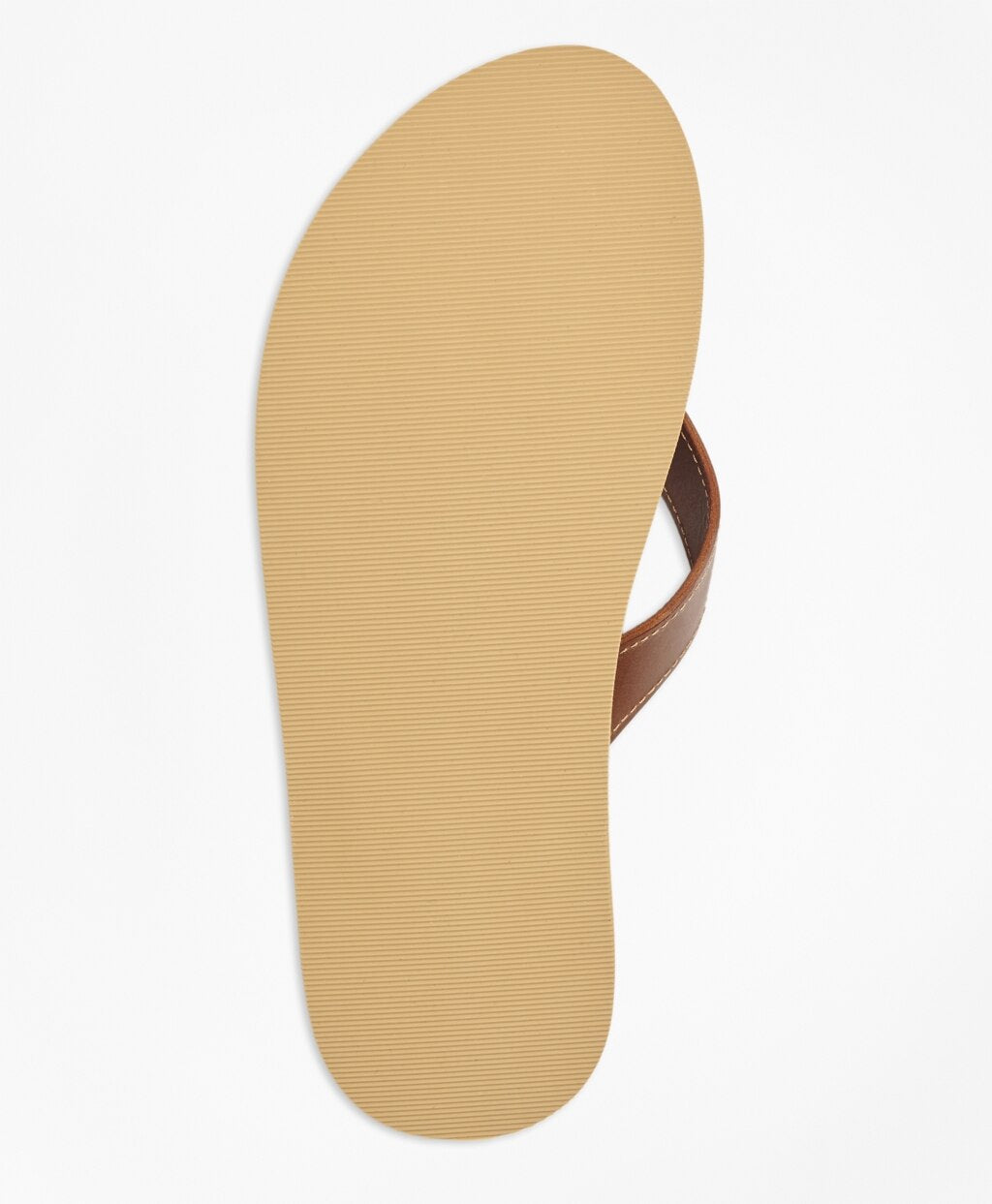 Brooks Brothers Men Leather Flip-Flops
