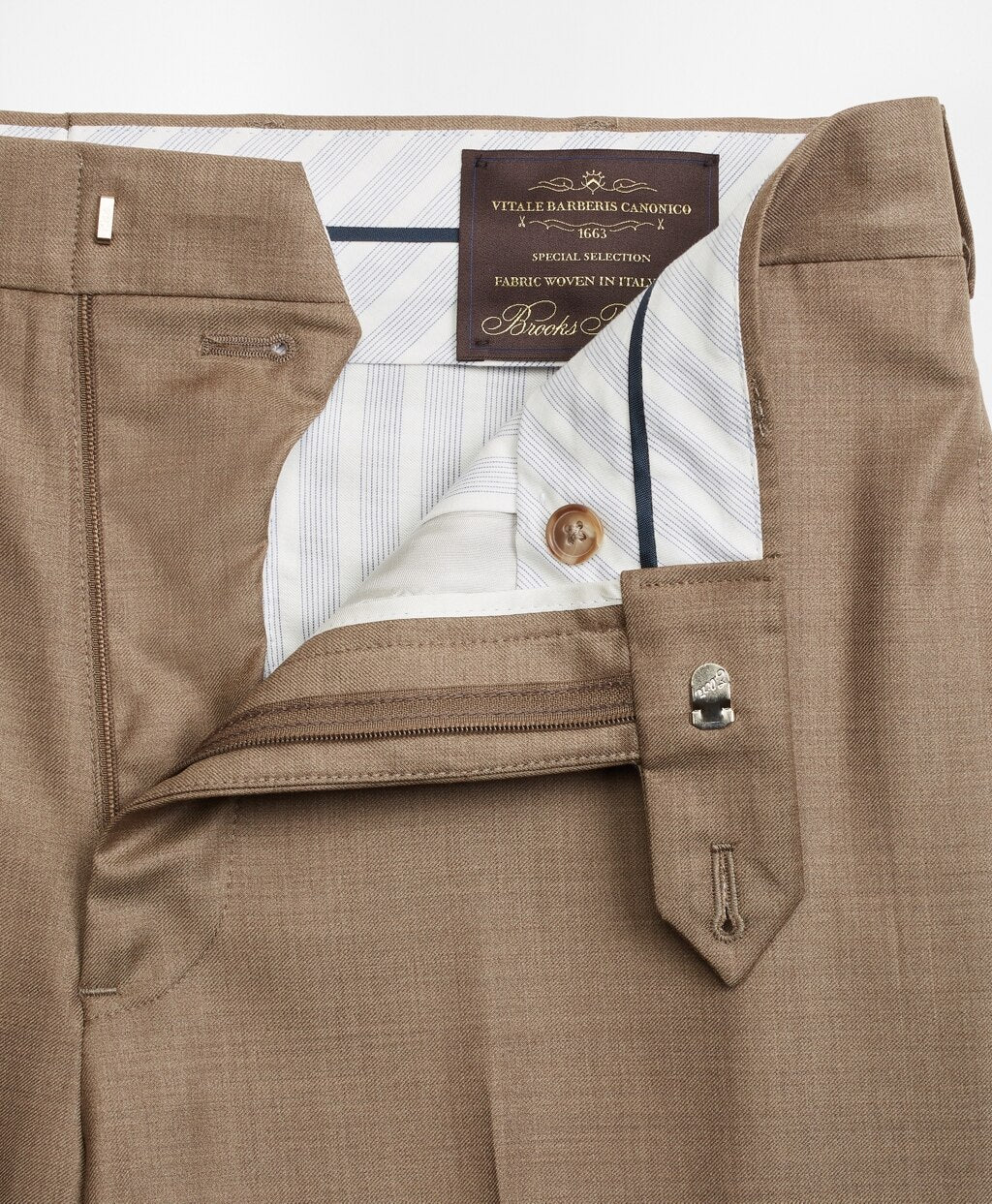 Brooks Brothers Men Madison Fit Stretch Wool Trousers