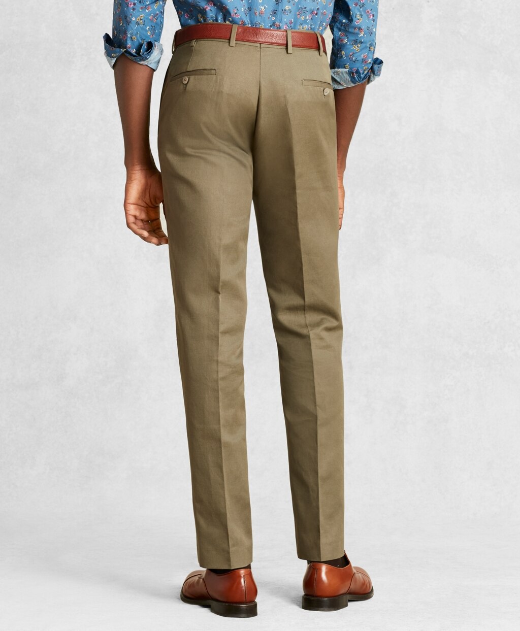 Brooks Brothers Men Golden Fleece® Cotton Linen Chino Trousers