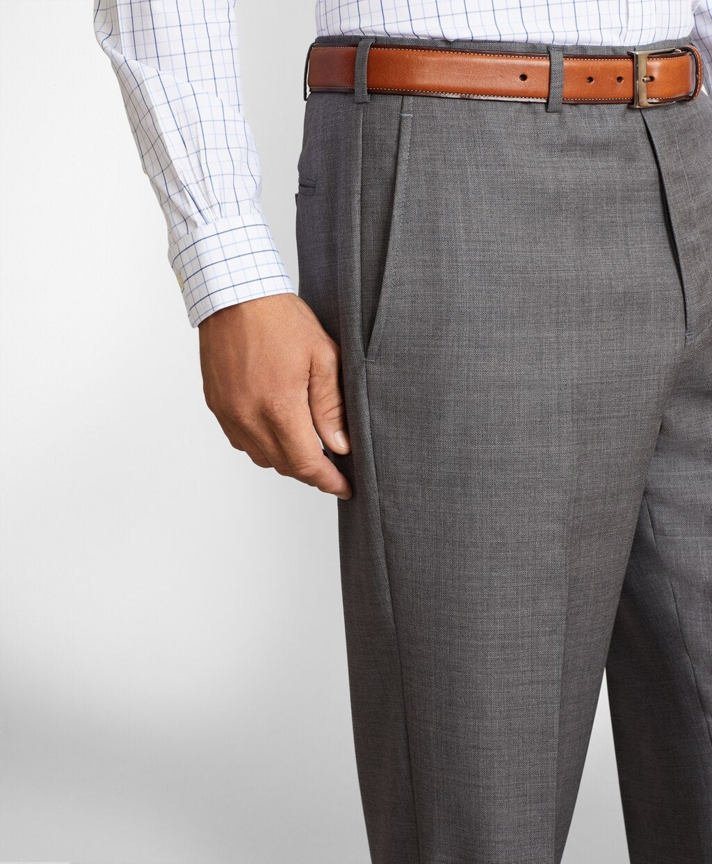 Brooks Brothers Men Madison Fit Wool Trousers