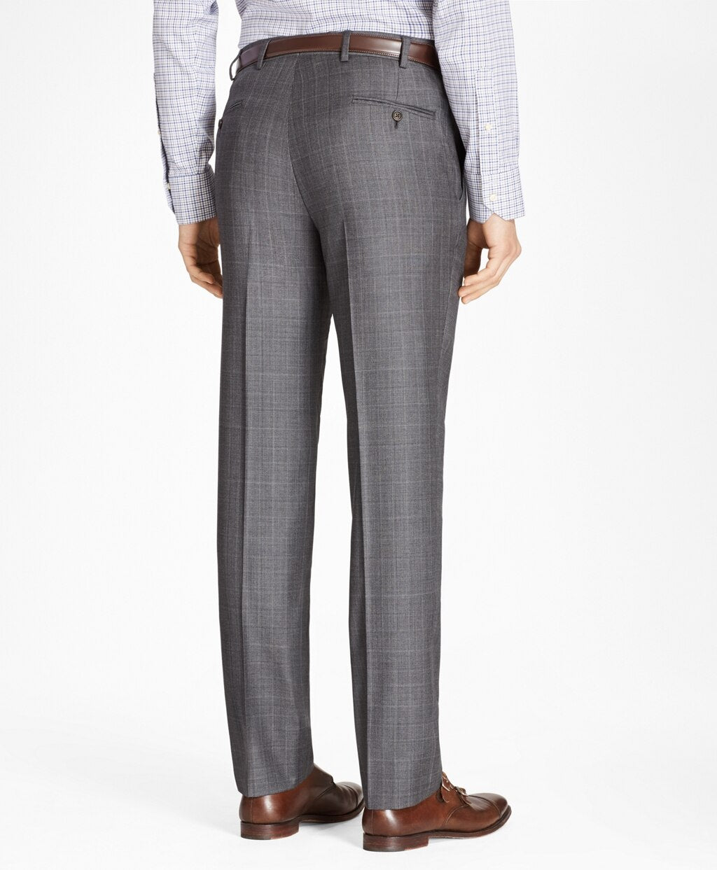 Brooks Brothers Men Regent Fit Plaid 1818 Suit