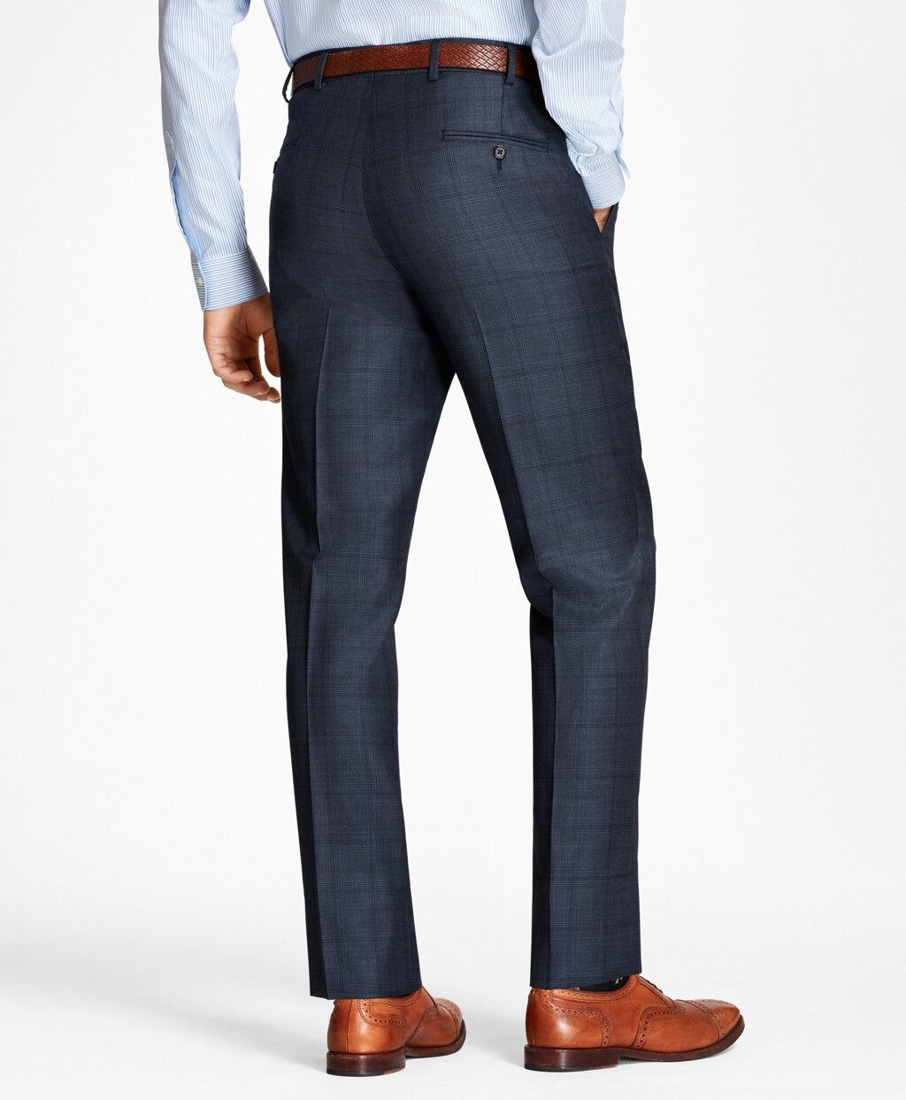 Brooks Brothers Men Regent Fit Plaid 1818 Suit