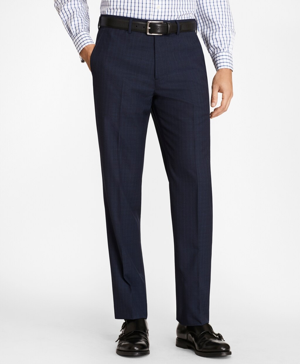 Brooks Brothers Men Regent Fit Textured Weave 1818 Suit
