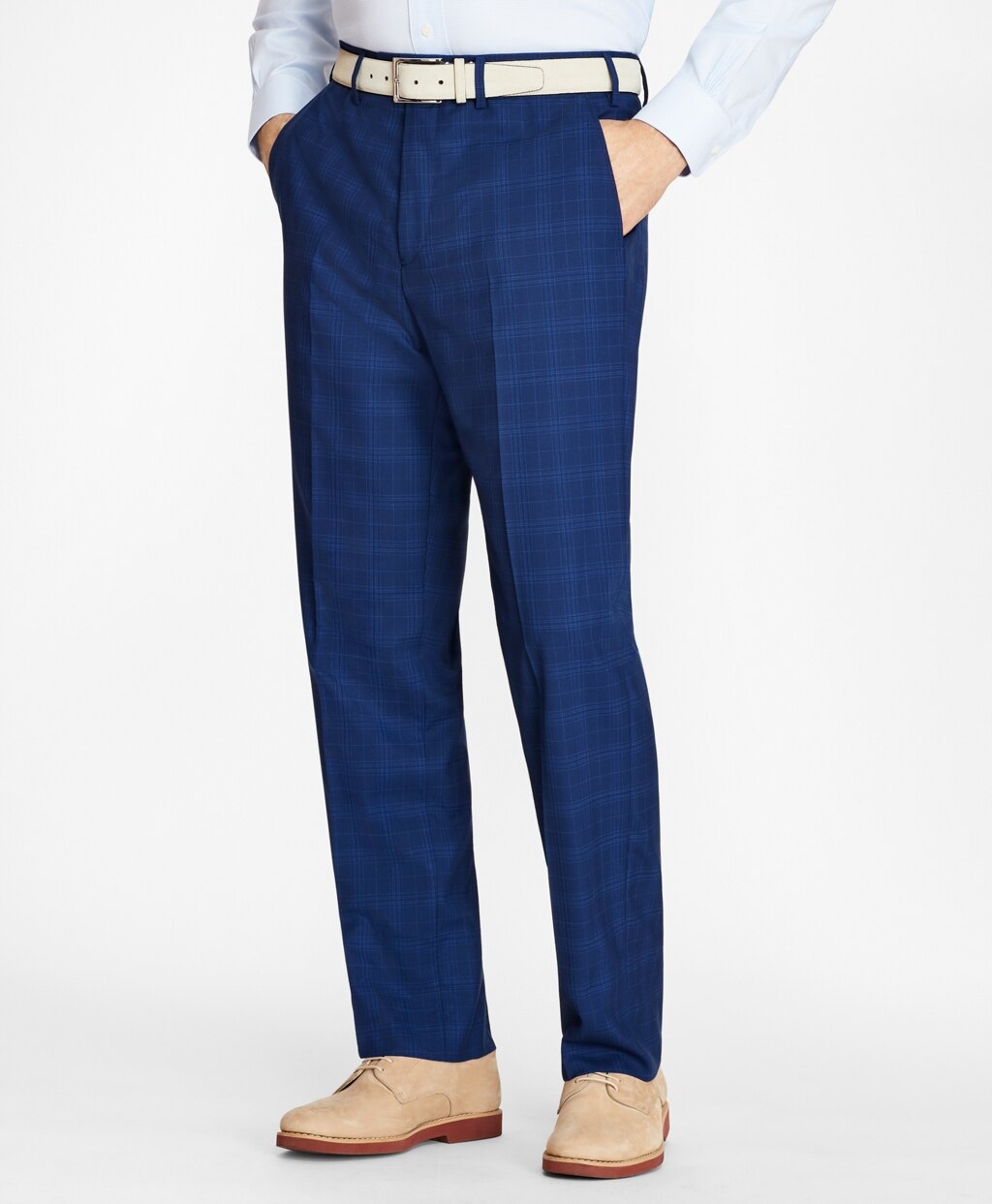 Brooks Brothers Men Madison Fit Saxxon™ Wool Plaid 1818 Suit