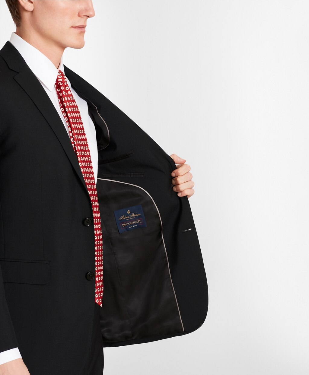 Brooks Brothers Men BrooksGate™ Milano-Fit Wool Suit Jacket