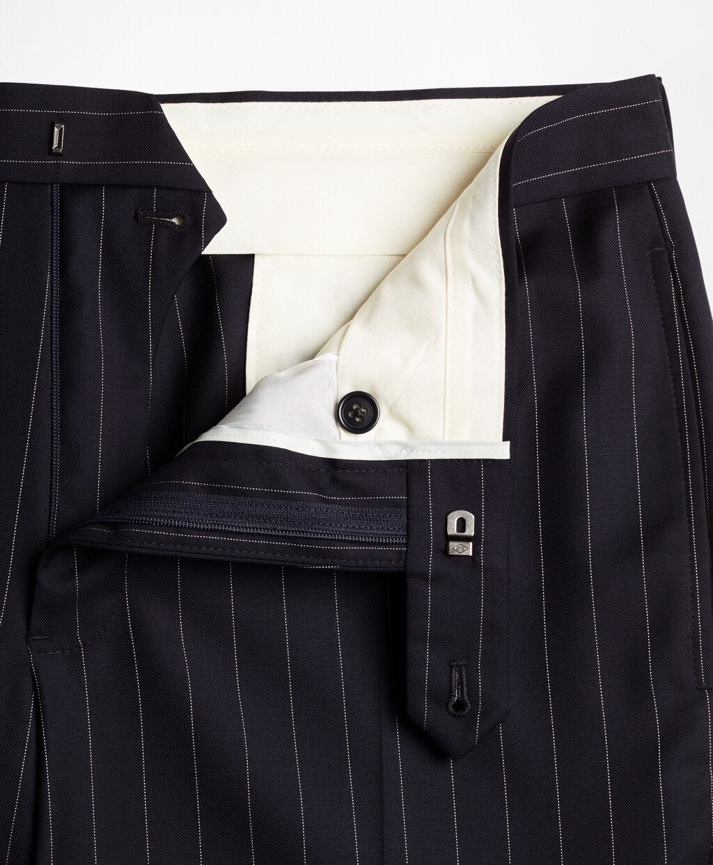 Brooks Brothers Men BrooksGate™ Regent-Fit Bead-Stripe Wool Twill Suit Pants