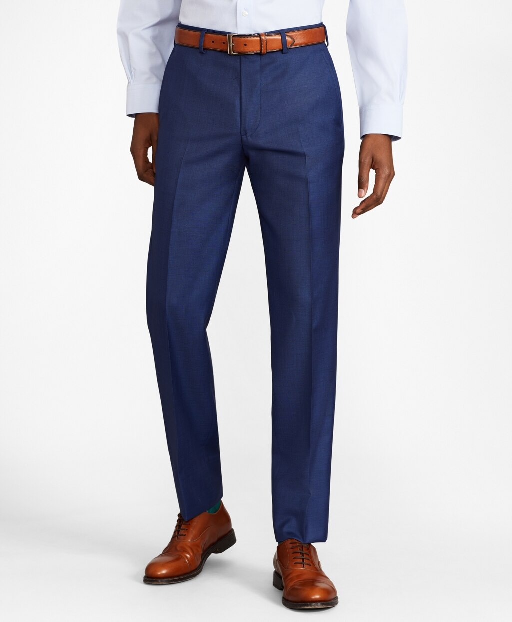 Brooks Brothers Men Milano Fit Sharkskin 1818 Suit