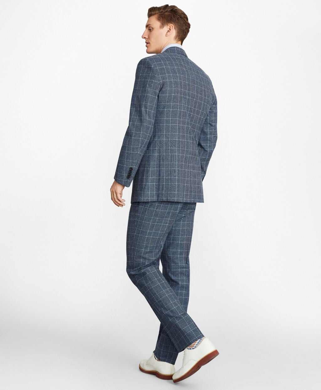 Brooks Brothers Men Regent Fit Combo Check 1818 Suit