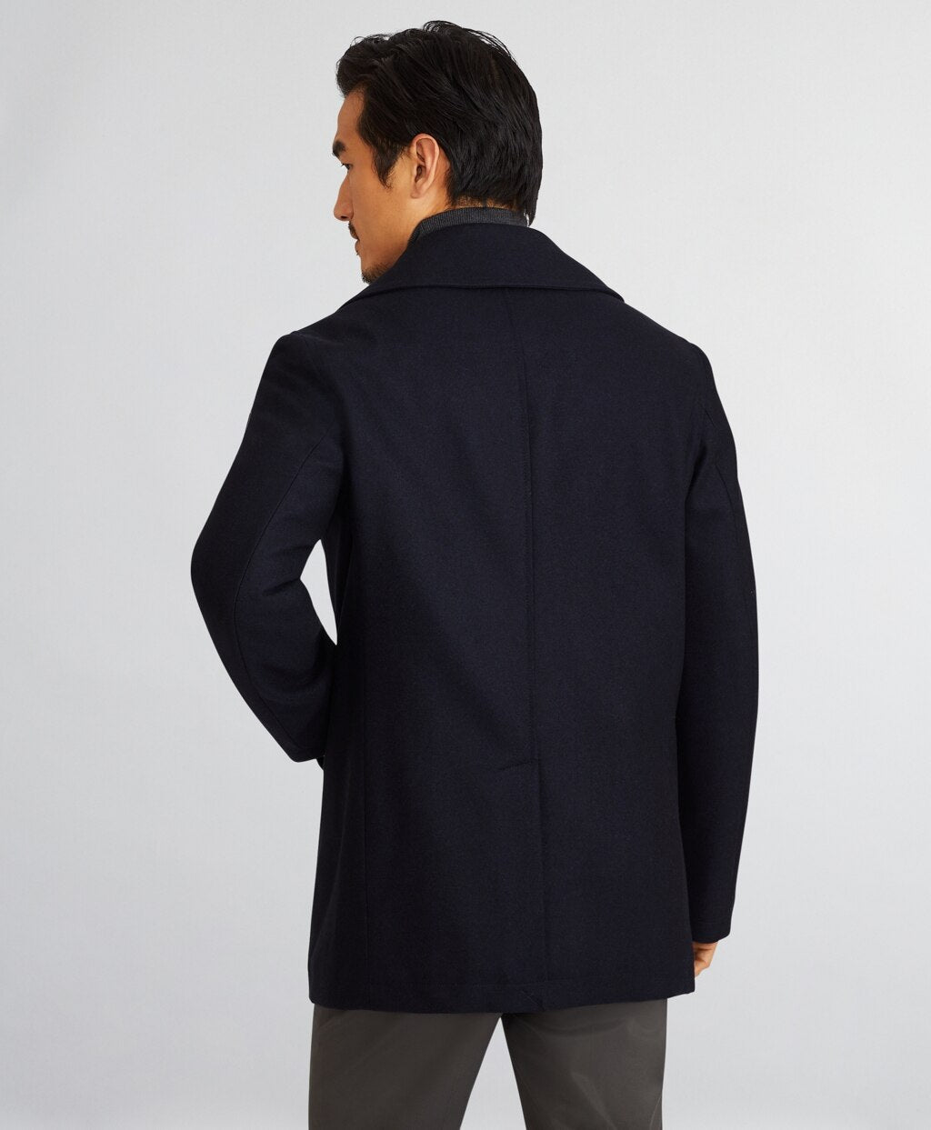 Brooks Brothers Men Iconic Wool Pea Coat