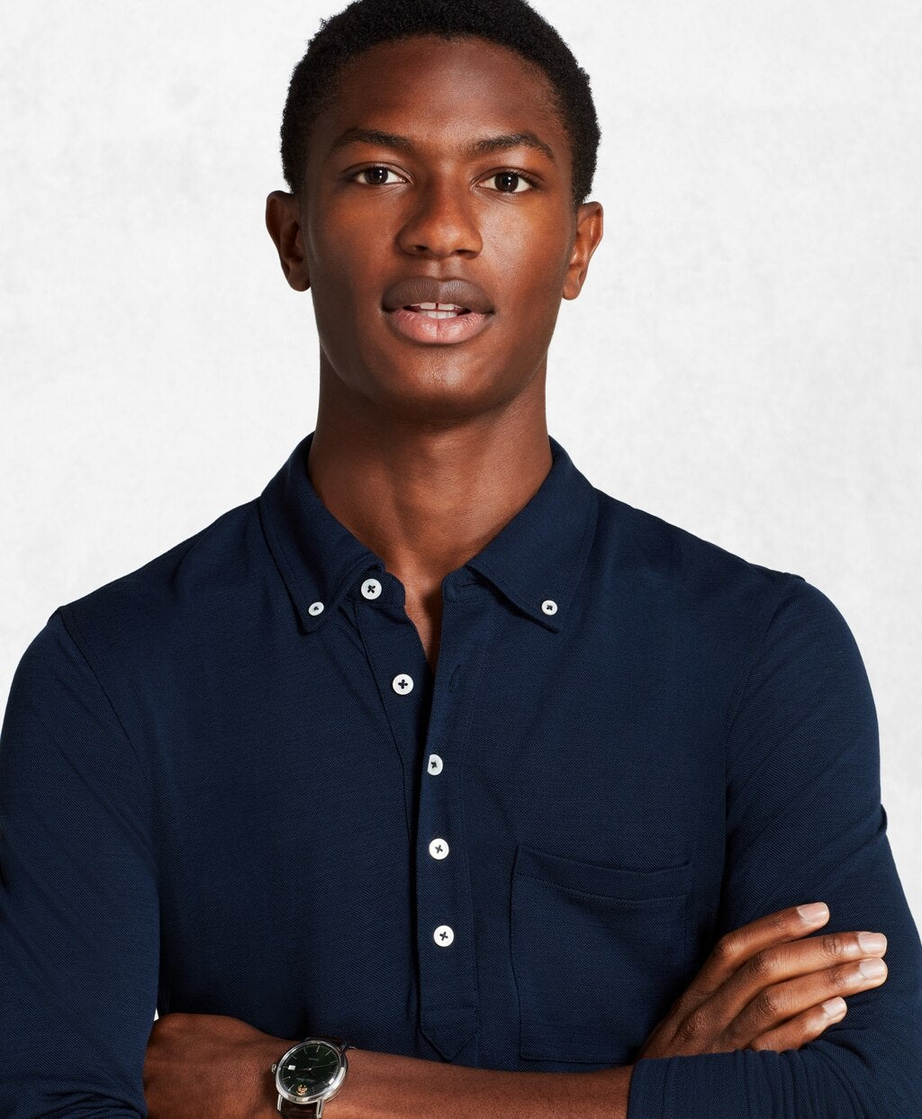 Brooks Brothers Men Golden Fleece® BrooksTech™ Long-Sleeve Polo Shirt