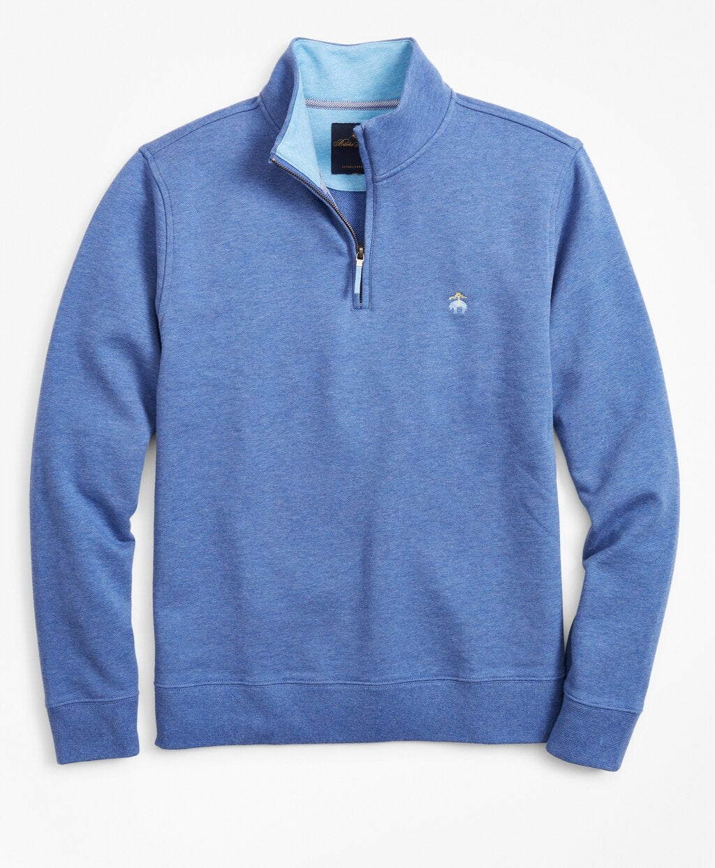 Brooks Brothers Men French Terry Half-Zip