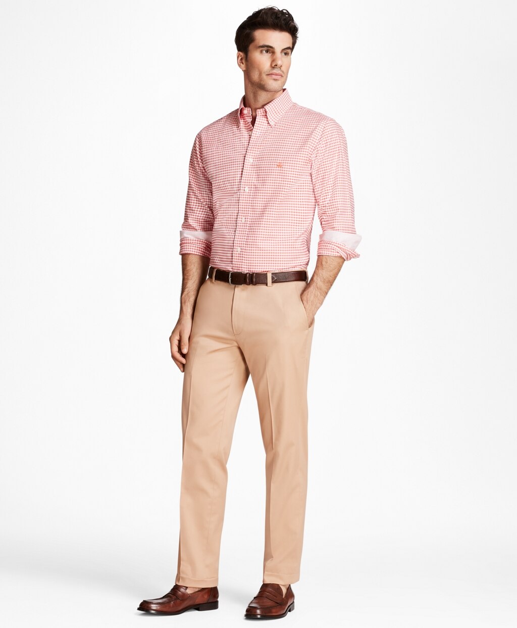 Brooks Brothers Men Milano Fit Lightweight Stretch Advantage Chino® Pants