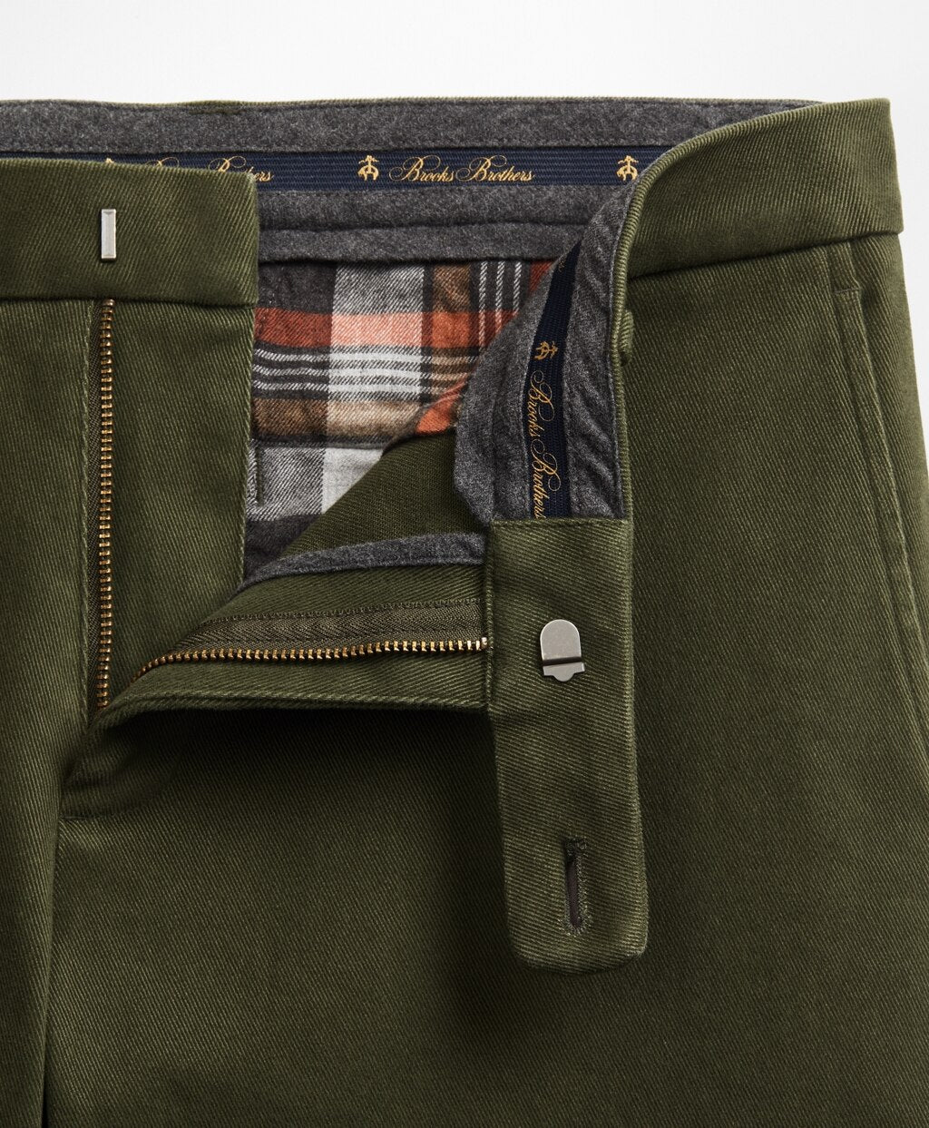 Brooks Brothers Men Soho Fit Brushed Twill Stretch Chinos