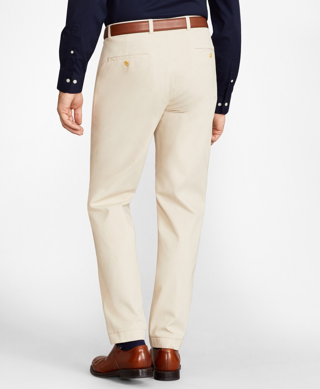 Brooks Brothers Men Clark Fit Garment-Dyed Stretch Chino Pants