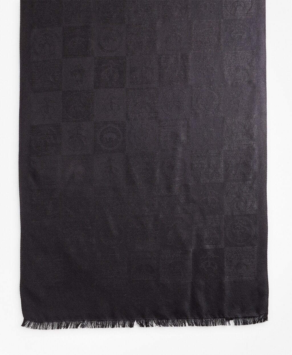 Brooks Brothers Men 200th Anniversary Silk-Cashmere Jacquard Scarf