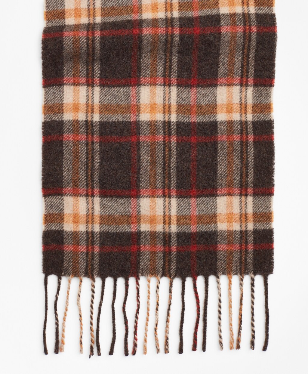 Brooks Brothers Men Wool Tartan Scarf