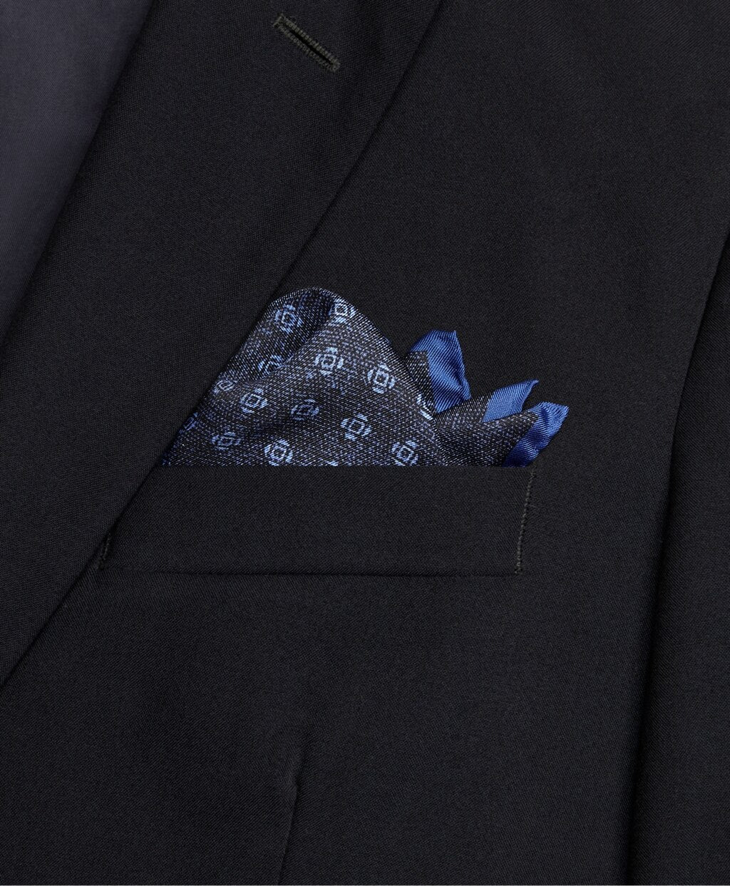 Brooks Brothers Men Geo Rose Pocket Square