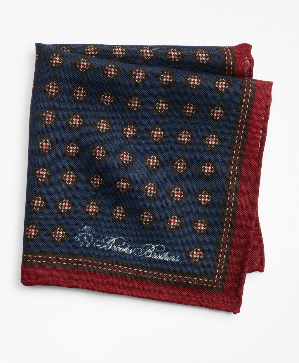 Brooks Brothers Men Golden Fleece® Square Flower Pocket Square