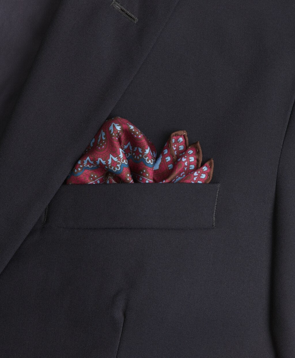 Brooks Brothers Men Paisley Pocket Square