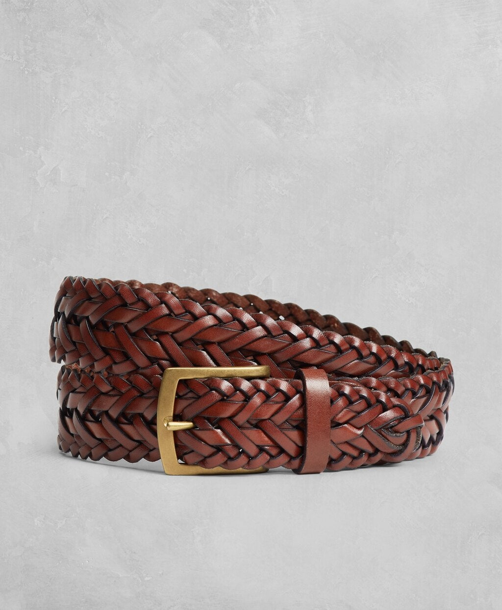 Brooks Brothers Men Golden Fleece® Braided Leather Belt