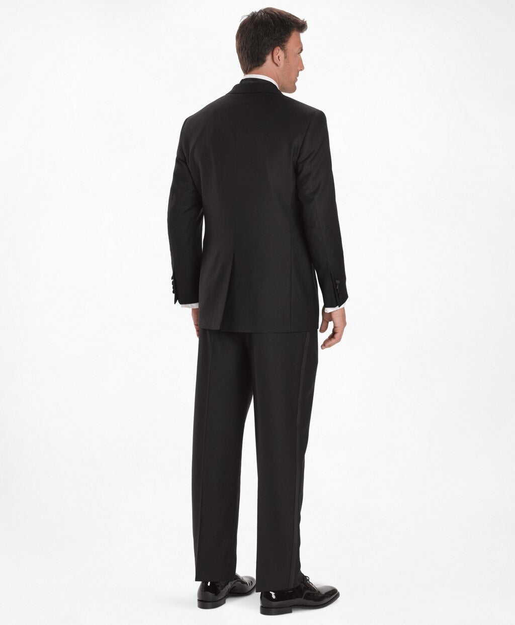 Brooks Brothers Men Madison Fit Golden Fleece® One-Button Peak Tuxedo