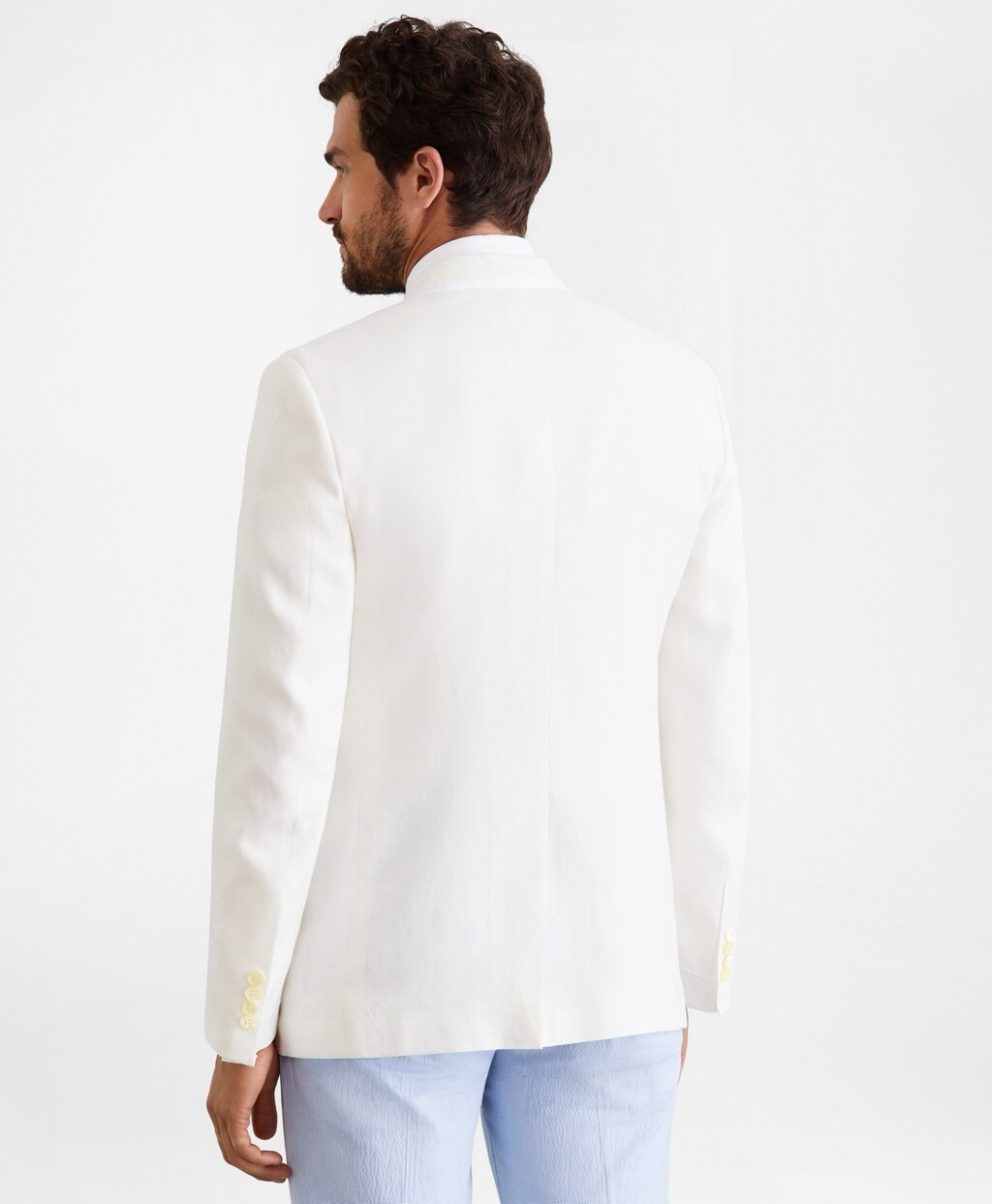 Brooks Brothers Men Regent Fit Linen Tuxedo Jacket