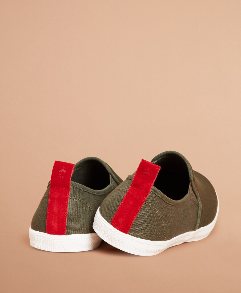 Brooks Brothers Men Canvas Slip-On Sneakers