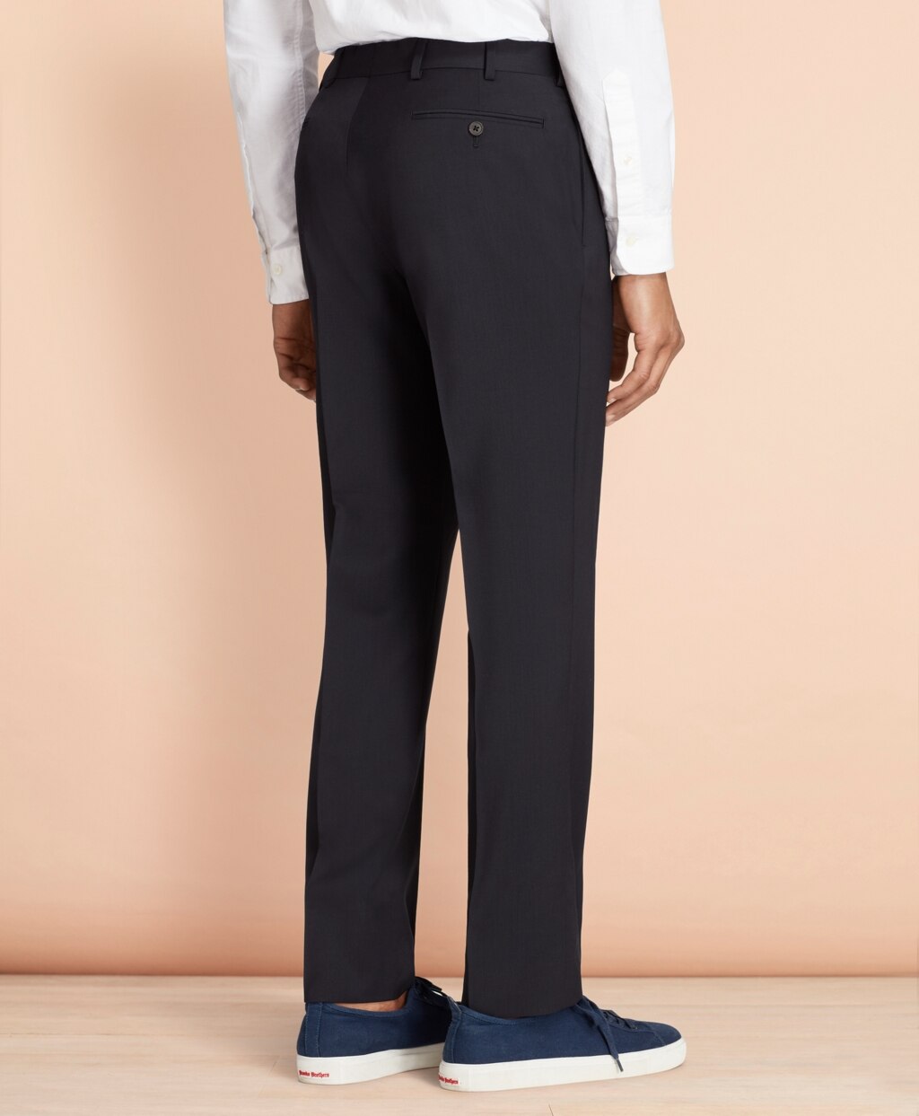 Brooks Brothers Men Wool Twill Suit Trousers