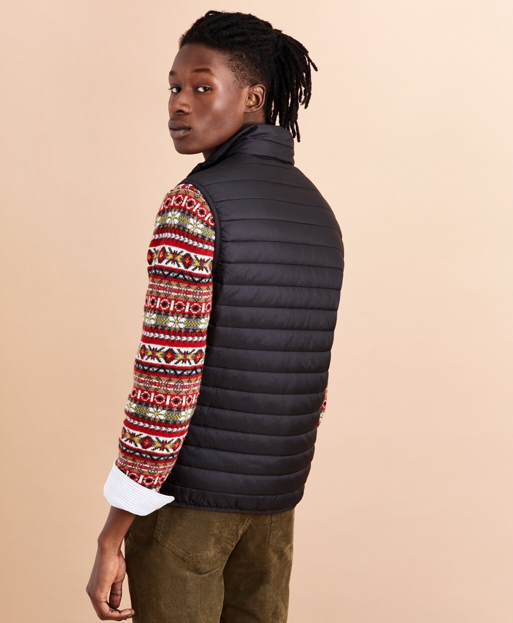 Brooks Brothers Men Water-Resistant Puffer Vest