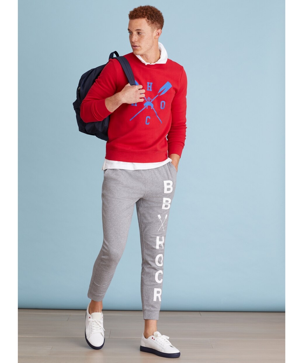 Brooks Brothers Men Head Of The Charles® Regatta Graphic Crewneck Sweatshirt
