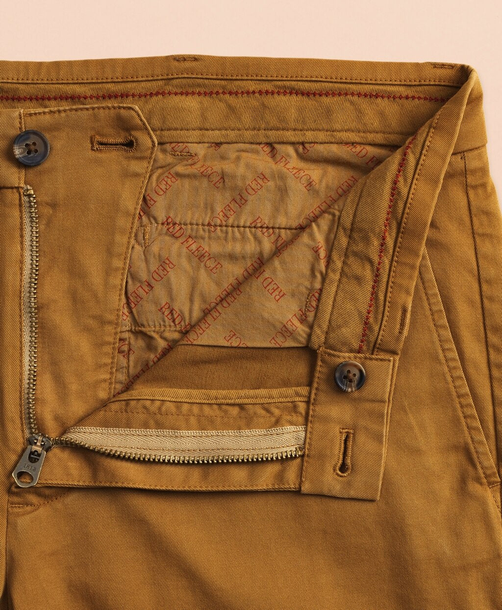 Brooks Brothers Men Garment-Dyed Stretch Chinos