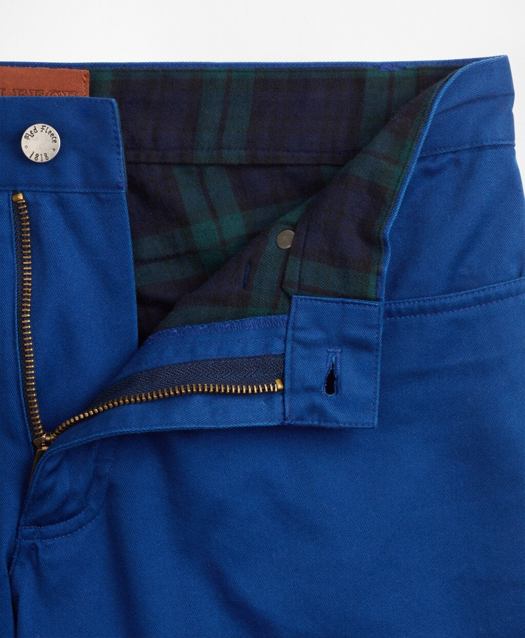 Brooks Brothers Men Five-Pocket Flannel-Lined Chinos