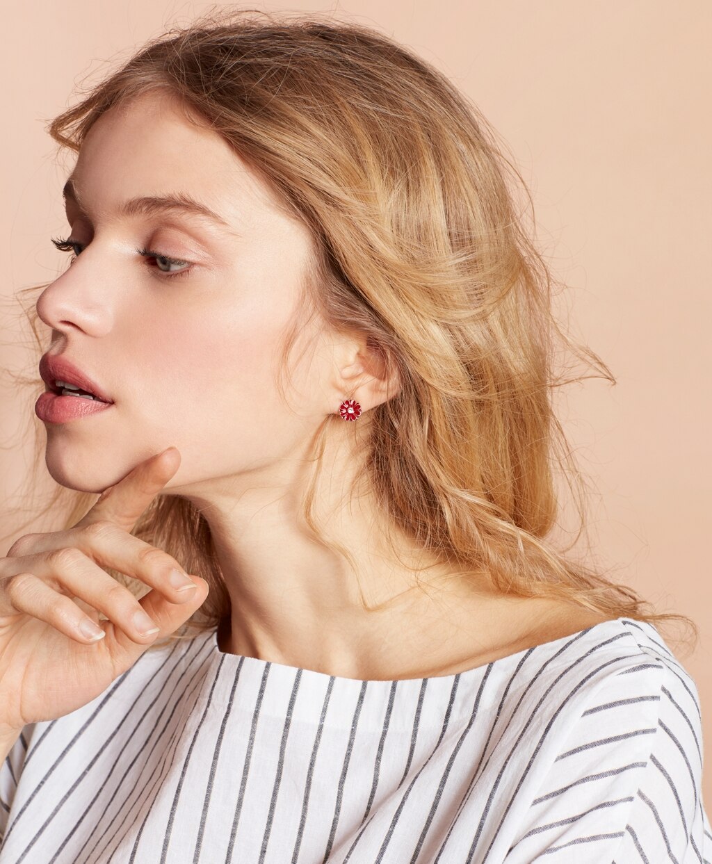 Brooks Brothers Women Enamel Stud Earrings - Set of Three
