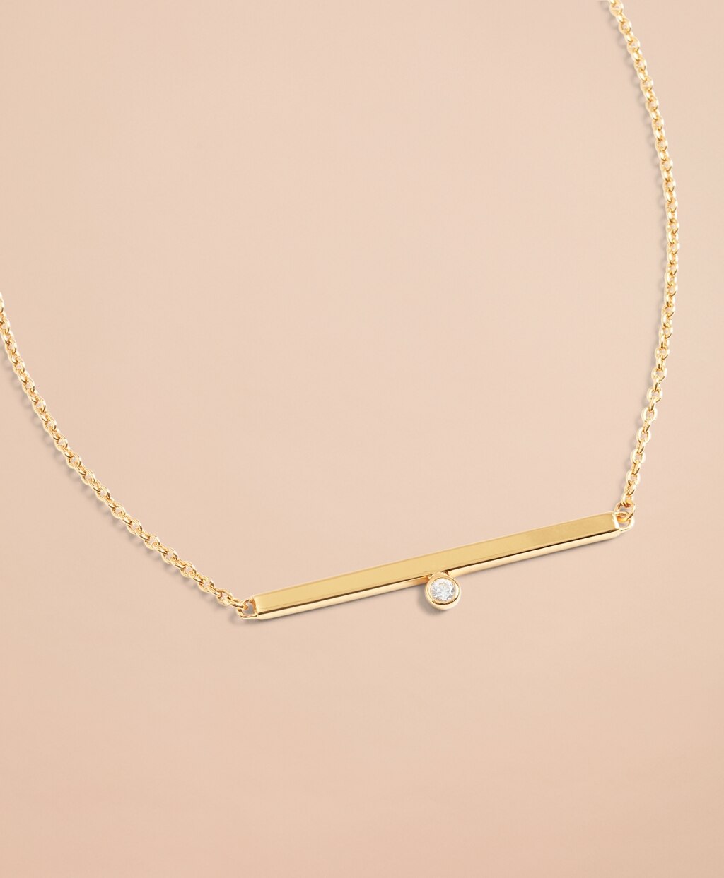 Brooks Brothers Women Demi Fine Bar Necklace