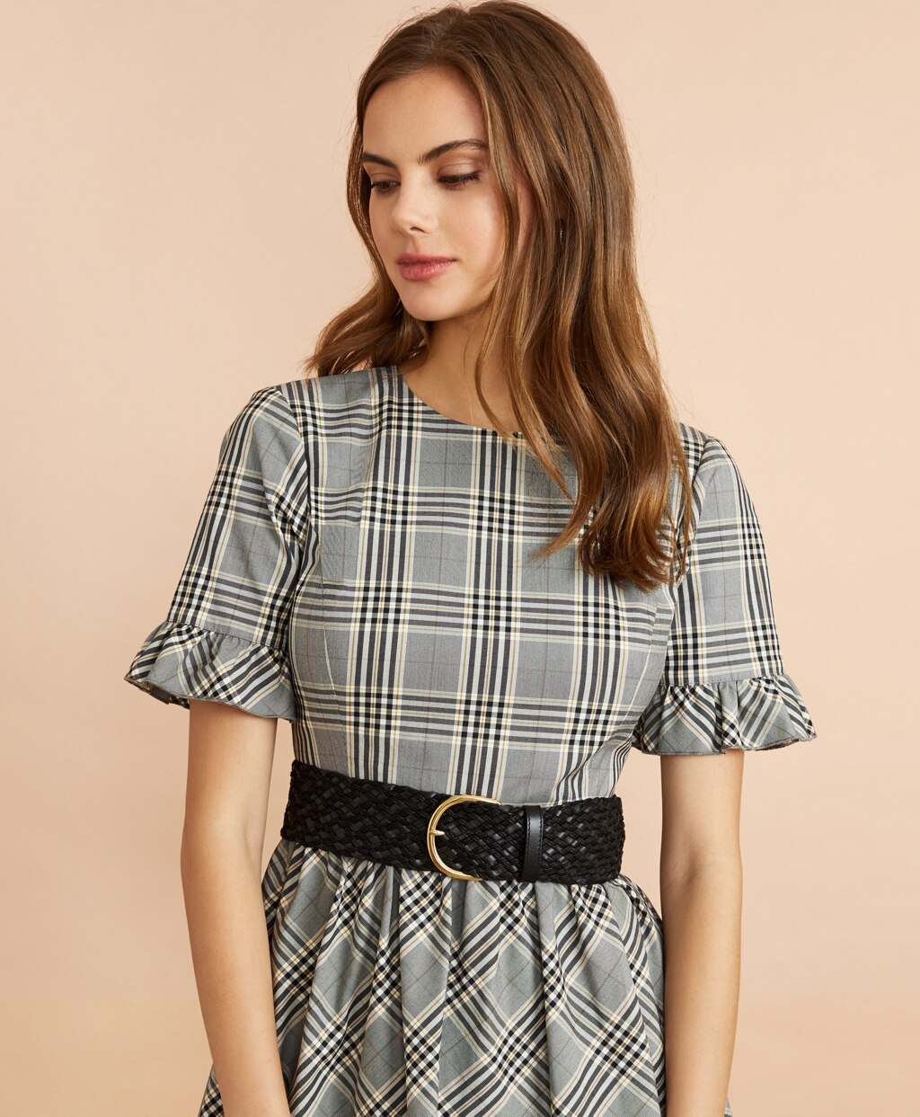 Brooks Brothers Women Wide Woven Belt