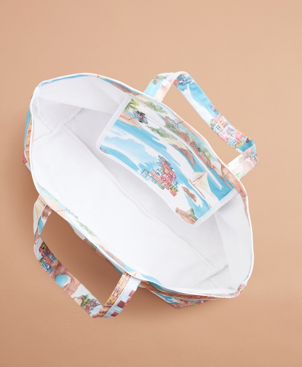 Brooks Brothers Women Tropical-Print Canvas Tote Bag