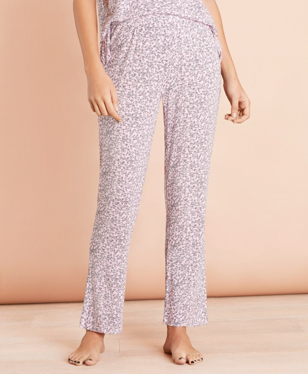 Brooks Brothers Women Floral-Print Jersey Pajama Set