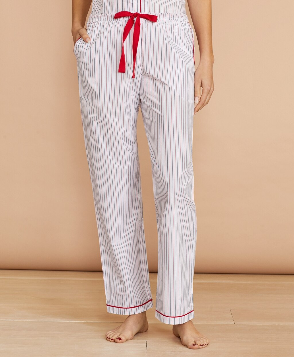 Brooks Brothers Women Striped Cotton Poplin Pajamas