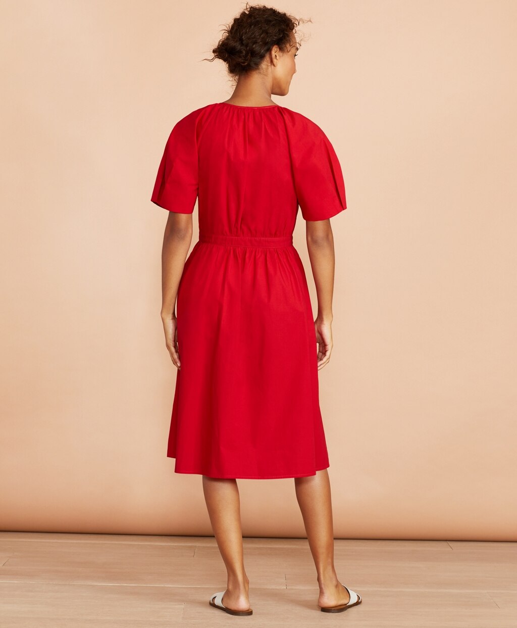Brooks Brothers Women Stretch Cotton Shirt Dress