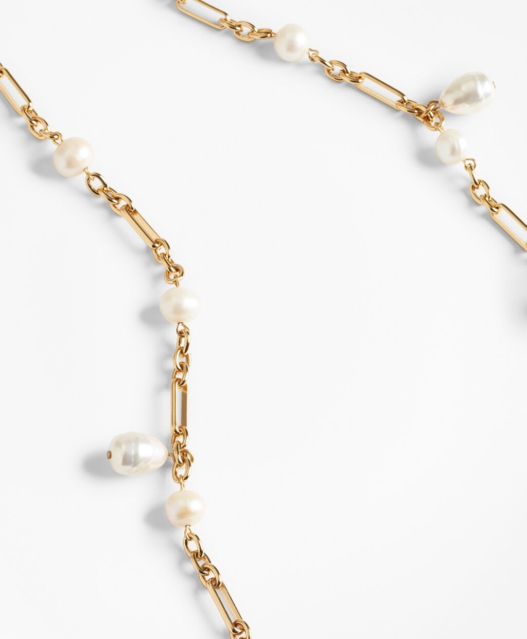 Brooks Brothers Women Baroque Glass Pearl Necklace