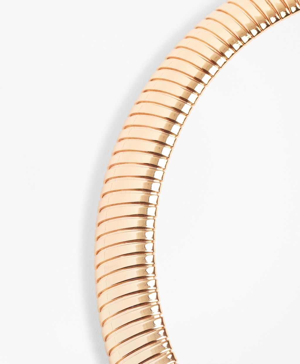 Brooks Brothers Women Gold-Plated Omega Chain Collar Necklace
