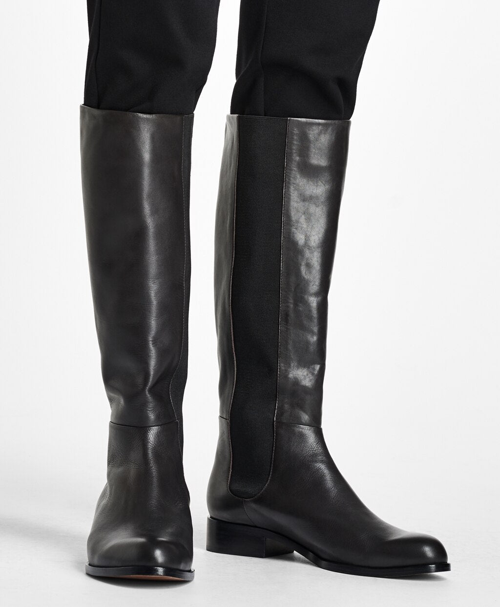 Brooks Brothers Women Tall Leather Boots