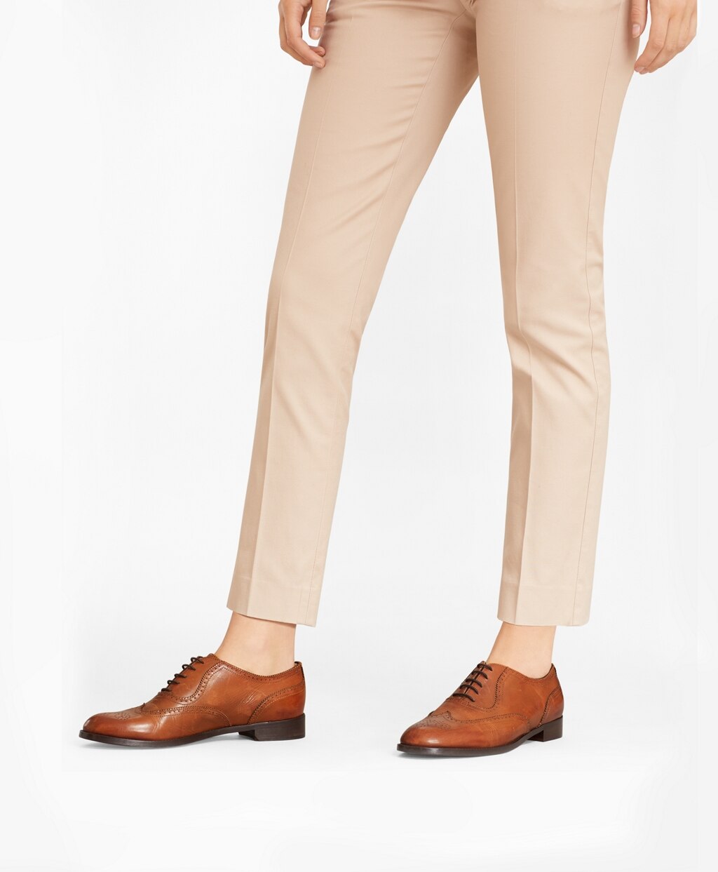 Brooks Brothers Women Leather Wingtip Brogues